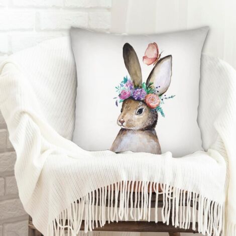 Housse de coussin de salon anti-ride pour la Saint-Valentin, mariage, anniversaire, Noël, l'Action de grâce (1/5)