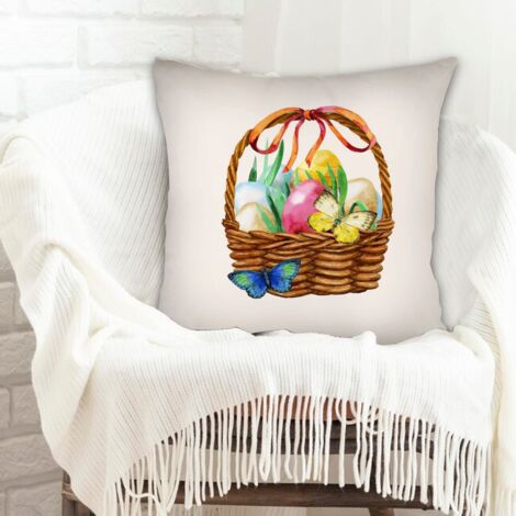 Housse de coussin maison douce confortable pour anniversaire de mariage la saint-valentin (1/5)