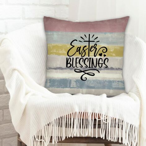 Housses de coussin en polyester résistante lavable en machine pour canapé ou lit décoration de la saint-valentin (1/5)