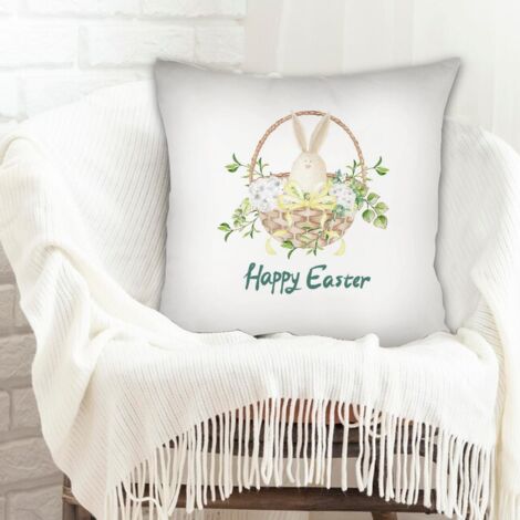 Housse de coussin carréerésistant aux tachespour décoration de maison et de chambre à coucher (1/5)