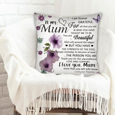 Housses de coussin de décoration doux et respirant pour la Saint-Valentin, mariage, anniversaire, Noël, l'Action de grâce (1/5)