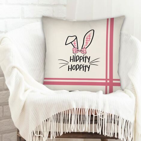 Housse de coussin sans coussin résistant au lavage pour mariage, anniversaire, naissance de bébé (1/5)