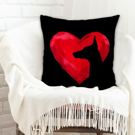 Housses de coussin en polyester résistante anti-ride pour la Saint-Valentin, la Fête des Mères, anniversaire (1/5)
