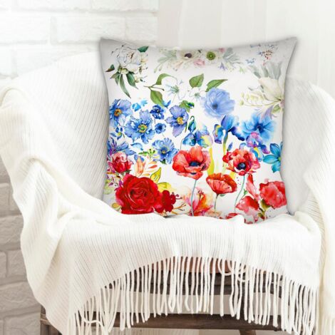 Housse de coussin sans coussin fermeture à glissière pour canapé chambre salon décoration de la saint-valentin (1/5)