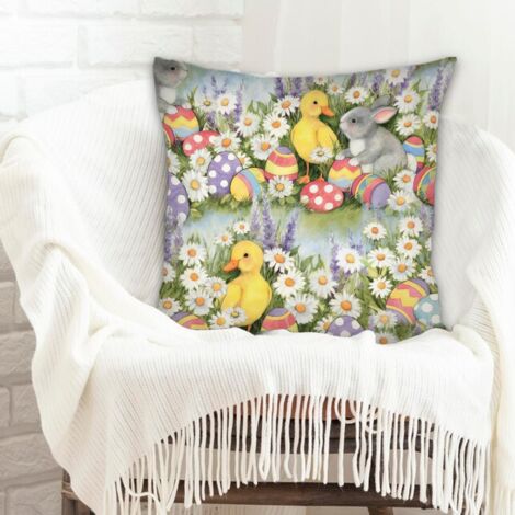Housses de coussin en polyester résistante résistant pour décoration de noël de famille (1/5)