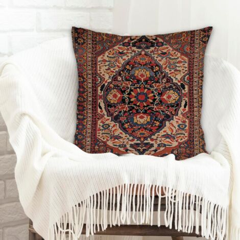 Housse de coussin 45x45 cm carrée léger pour salon chambre décoration de la saint-valentin (1/5)