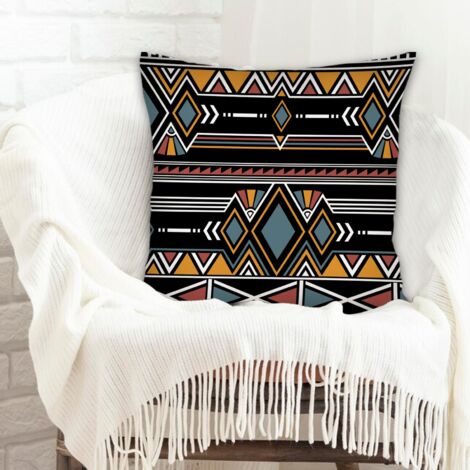 Housse de coussin 45x45 cm carrée doux pour canapé lit salon chambre à coucher (1/5)
