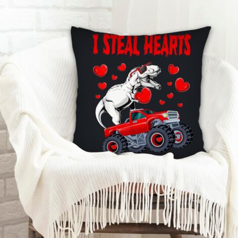 Housse de coussin 45x45 cm carrée maison douce confortable pour anniversaire (1/5)