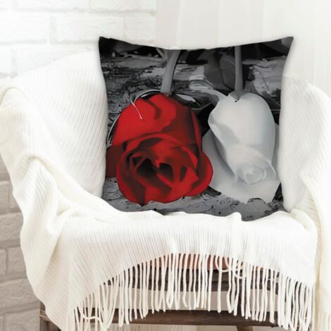 Housse de coussin carrée standard 45x45cm résistant au lavage pour canapé, chambre, salon (1/5)