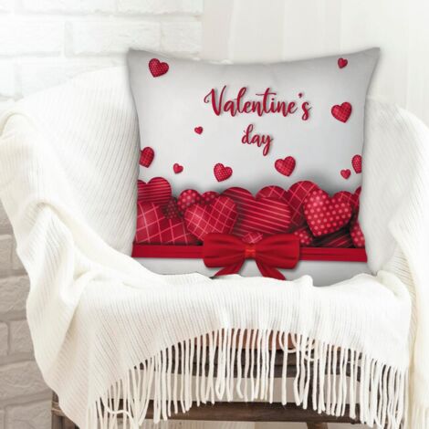 Housse de coussin sans coussin maison douce confortable pour décoration de maison pour la saint-valentin (1/5)
