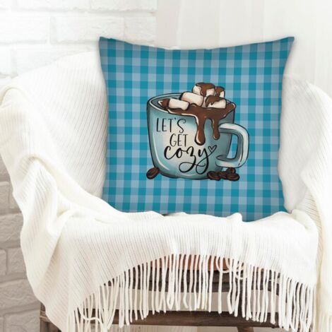 Housse de coussin sans coussin doux et respirant pour la Saint-Valentin, la Fête des Mères, anniversaire (1/5)