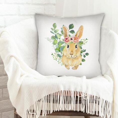 Housse de coussin sans coussin 45x45 doux pour cadeau de famille pour la Fête des Mères la Fête des Pères anniversaire mariage (1/5)