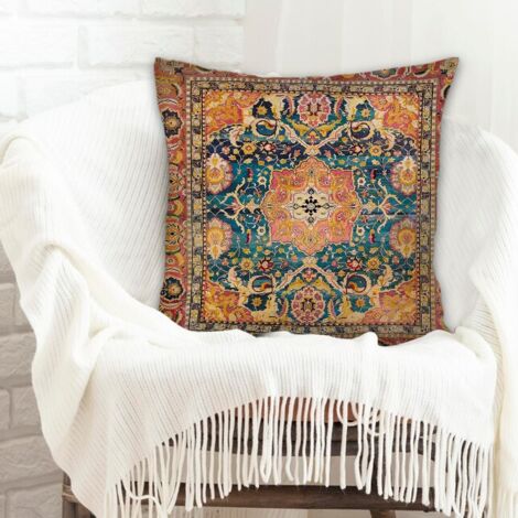 Housse de coussin pour décoration intérieure fermeture à glissière pour naissance de bébé (1/5)