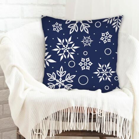 Housse de coussin décorative fermeture à glissière pour canapé lit salon chambre (1/5)