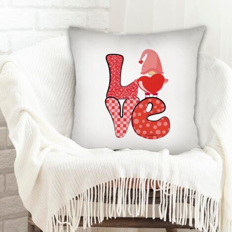 Housses de coussin élégant pour la Saint-Valentin, mariage, anniversaire, Noël, l'Action de grâce (1/5)