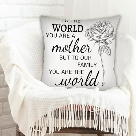Housse de coussin décorative à la mode pour la maison cachée zippée pour anniversaire (1/5)