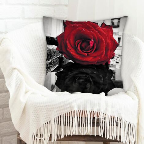 Housse de coussin sans coussin 45x45 lavable pour la Saint-Valentin, mariage, anniversaire, Noël, l'Action de grâce (1/5)