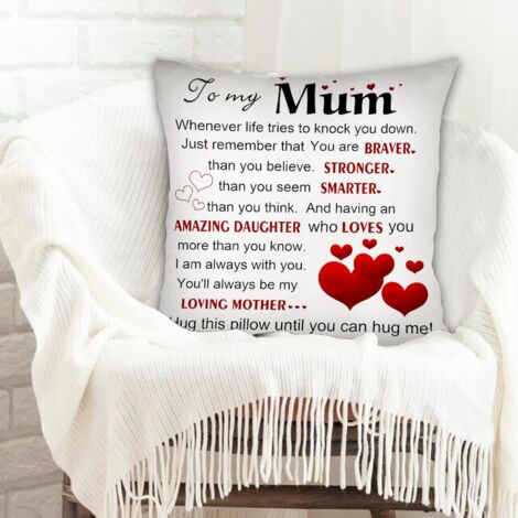 Housse de coussin décorative doux et respirant pour la Saint-Valentin, mariage, anniversaire, naissance de bébé (1/5)