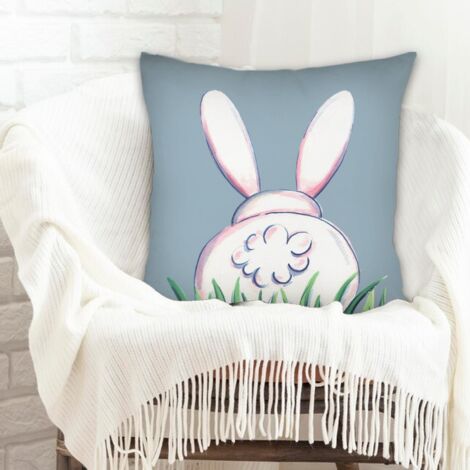 Housse de coussin carréedoux et respirant pour la Saint-Valentin, la Fête des Mères, anniversaire (1/5)