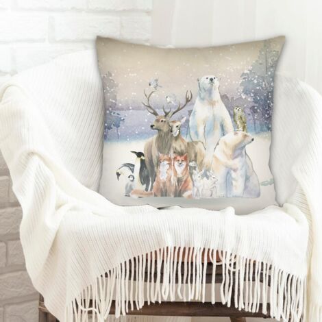 Housse de coussin moderne design cachée zippée pour canapé lit salon chambre à coucher (1/5)