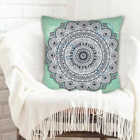 Housse de coussin 45x45 cm en polyester doux pour canapé lit salon chambre décoration de la saint-valentin (1/5)