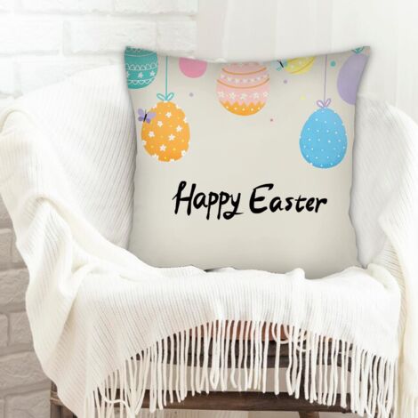 Housse de coussin pour décoration intérieure inaltérable pour la Saint-Valentin, mariage, anniversaire, naissance de bébé (1/5)