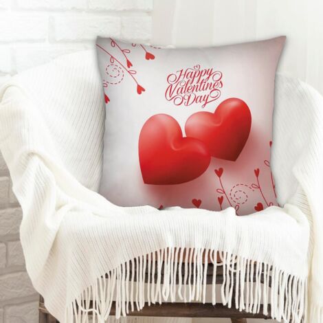 Housse de coussin sans coussin durable pour la Saint-Valentin, la Fête des Mères et des Pères (1/5)