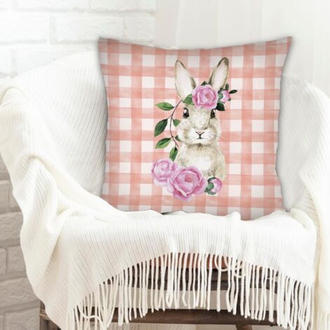Housse de coussin sans coussin élégant pour Noël, anniversaire, la Fête des Pères, la Fête des Mères (1/5)