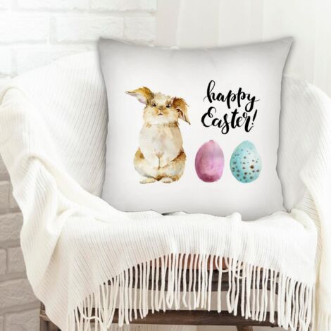 Housse de coussin sans coussin facile d'entretien pour anniversaire, naissance de bébé, la Saint-Valentin (1/5)