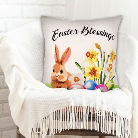 Housse de coussin 45x45 cm en polyester résistant aux tachespour mari femme anniversaire (1/5)