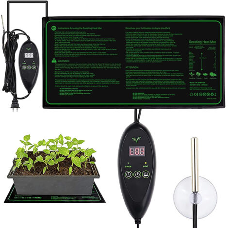Tapis Chauffant pour Plantes avec Contrôle de Température – Tapis de Germination Étanche pour Semis, Propagation et Jardinage en Intérieur (1/5)