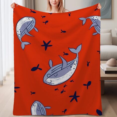 Couverture de lit en polaire, jeté doux et chaud idéal pour le printemps, légère et luxueuse en microfibre de polyester, décoration intérieure cosy, cadeau pour lui et elle,6080 pouces (1/4)