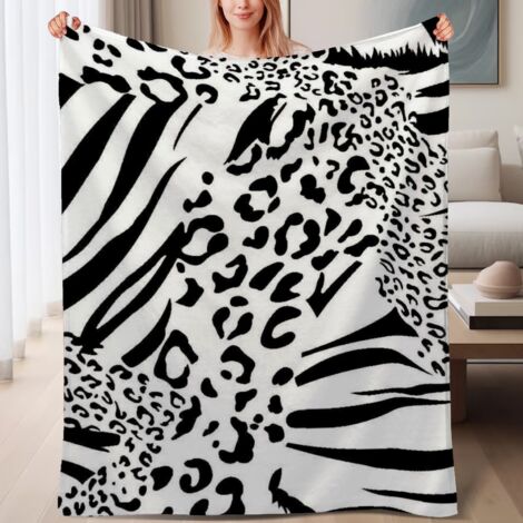 Couverture de lit en polaire soyeuse légère, douce et chaude en microfibre,6080 pouces (1/4)