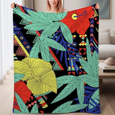 Jeté de canapé en polaire chaud, doux et léger, microfibre,6080 pouces (1/4)