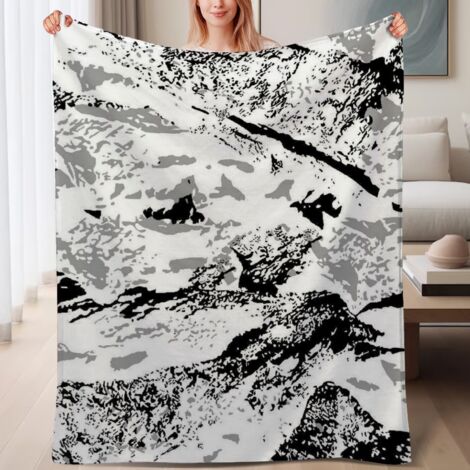 Couverture de lit en polaire de luxe chaude, douce et légère en microfibre,6080 pouces (1/4)
