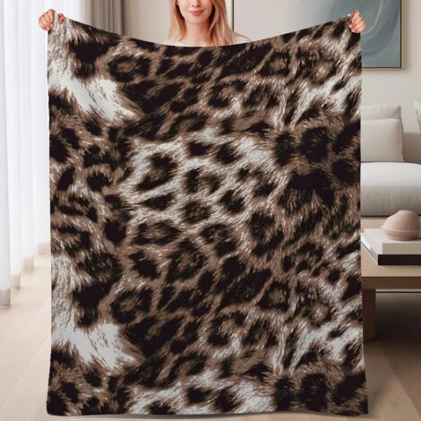 Couverture de lit en polaire, jeté doux et chaud idéal pour le printemps, légère et luxueuse en microfibre de polyester, décoration intérieure cosy, cadeau parfait pour hommes femmes,6080 pouces (1/4)
