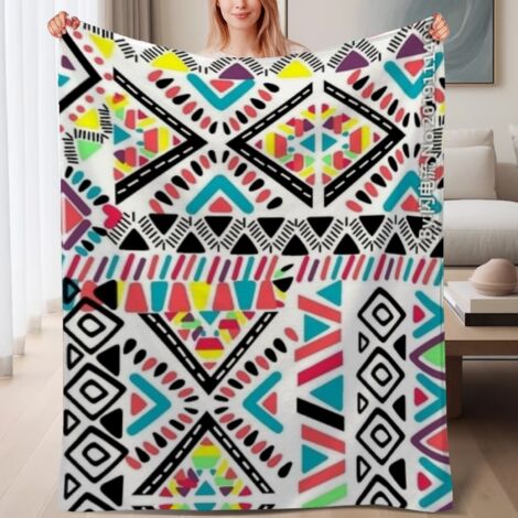 Couverture de lit en polaire, jeté doux et chaud idéal pour le printemps, légère et luxueuse en microfibre de polyester, décoration intérieure, ajout parfait à la décoration intérieure, cadeau adapté (1/4)