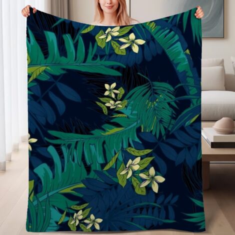 Couverture de lit en polaire, jeté doux et chaud idéal pour le printemps, légère et luxueuse en microfibre de polyester, décoration intérieure, cadeau attentionné pour hommes et femmes,6080 pouces (1/4)