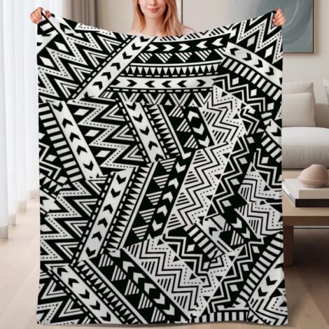 Couverture de lit en polaire, jeté doux et chaud de printemps, légère et luxueuse en microfibre de polyester, décoration intérieure cosy, ajout parfait à la décoration intérieure, cadeau idéal pour lu (1/4)