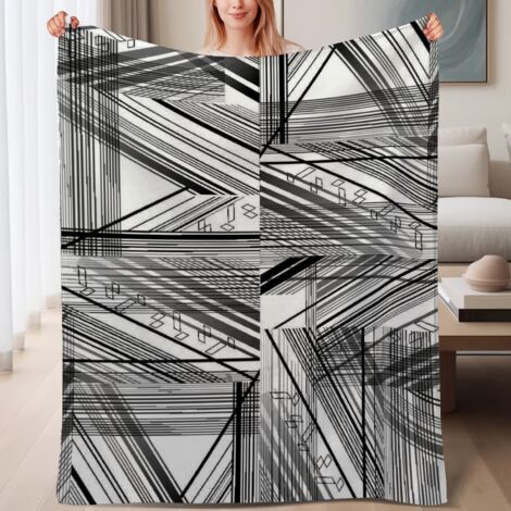 Couverture de lit en polaire, douce, chaude et légère en microfibre, jeté de printemps,6080 pouces (1/4)