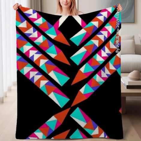 Couverture de lit en polaire, jeté doux et chaud idéal pour le printemps, légère et luxueuse en microfibre de polyester, décoration intérieure, excellent cadeau pour tout le monde,6080 pouces (1/4)
