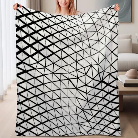 Couverture de lit en polaire toute l’année chaude, douce et légère en microfibre,6080 pouces (1/4)