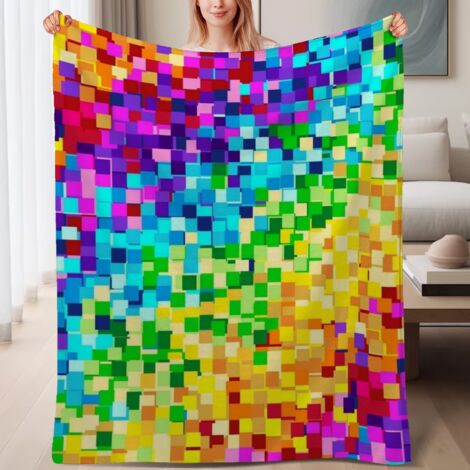 Couverture de lit en polaire chaude, douce et légère, microfibre,6080 pouces (1/4)