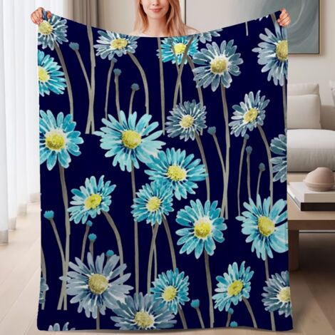 Couverture de lit en polaire, jeté doux et chaud idéal pour le printemps, légère et luxueuse en microfibre de polyester, décoration intérieure, excellent cadeau pour lui elle,6080 pouces (1/4)