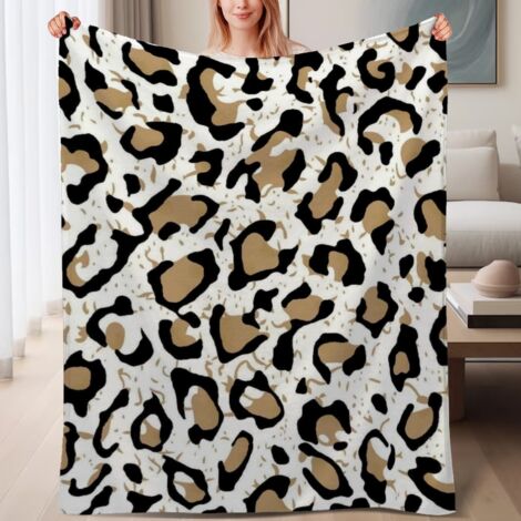 Couverture de lit en polaire, jeté doux et chaud pour le printemps, légère et luxueuse en microfibre de polyester, décoration pour chambre et salon, ajout parfait à la décoration, cadeau attentionné p (1/4)