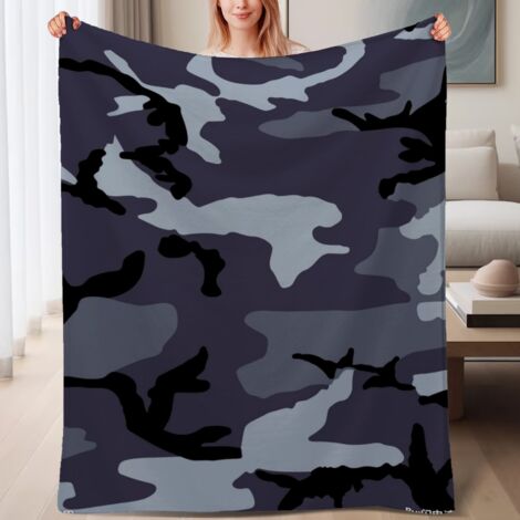 Couverture de lit en polaire, jeté doux et chaud de printemps, légère et luxueuse en microfibre de polyester, décoration intérieure cosy et élégante, cadeau attentionné pour tout le monde,6080 pouces (1/4)