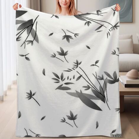 Couverture de lit en polaire de luxe douce et chaude, légère en microfibre,6080 pouces (1/4)