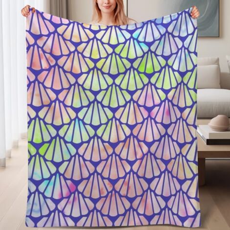 Couverture de lit en polaire, jeté doux et chaud de printemps, légère et luxueuse en microfibre de polyester, décoration intérieure cosy, ajout parfait à la décoration intérieure, cadeau adapté pour t (1/4)