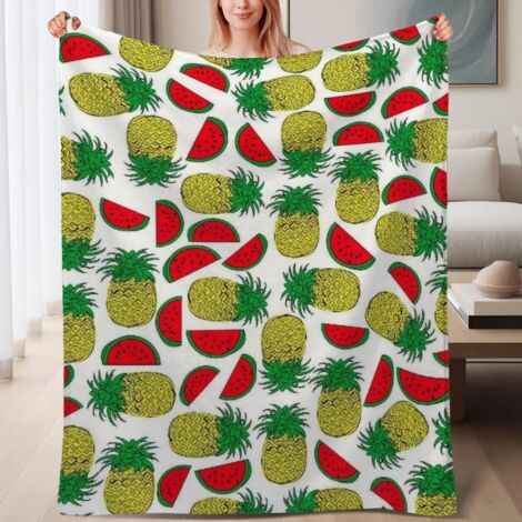 Couverture de lit en polaire, jeté doux et chaud idéal pour le printemps, légère et luxueuse en microfibre de polyester, décoration pour chambre et salon, ajout parfait à la décoration, excellent cade (1/4)