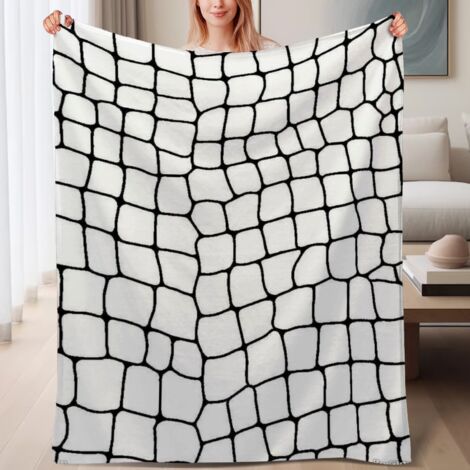 Couverture de lit en polaire douce et chaude, douce et légère en microfibre,6080 pouces (1/4)